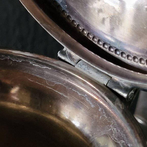 Antique WMF Germany Silverplate Teapot c.1910, Hoof Style Feet Teapot, Edwardian - Picture 10 of 12